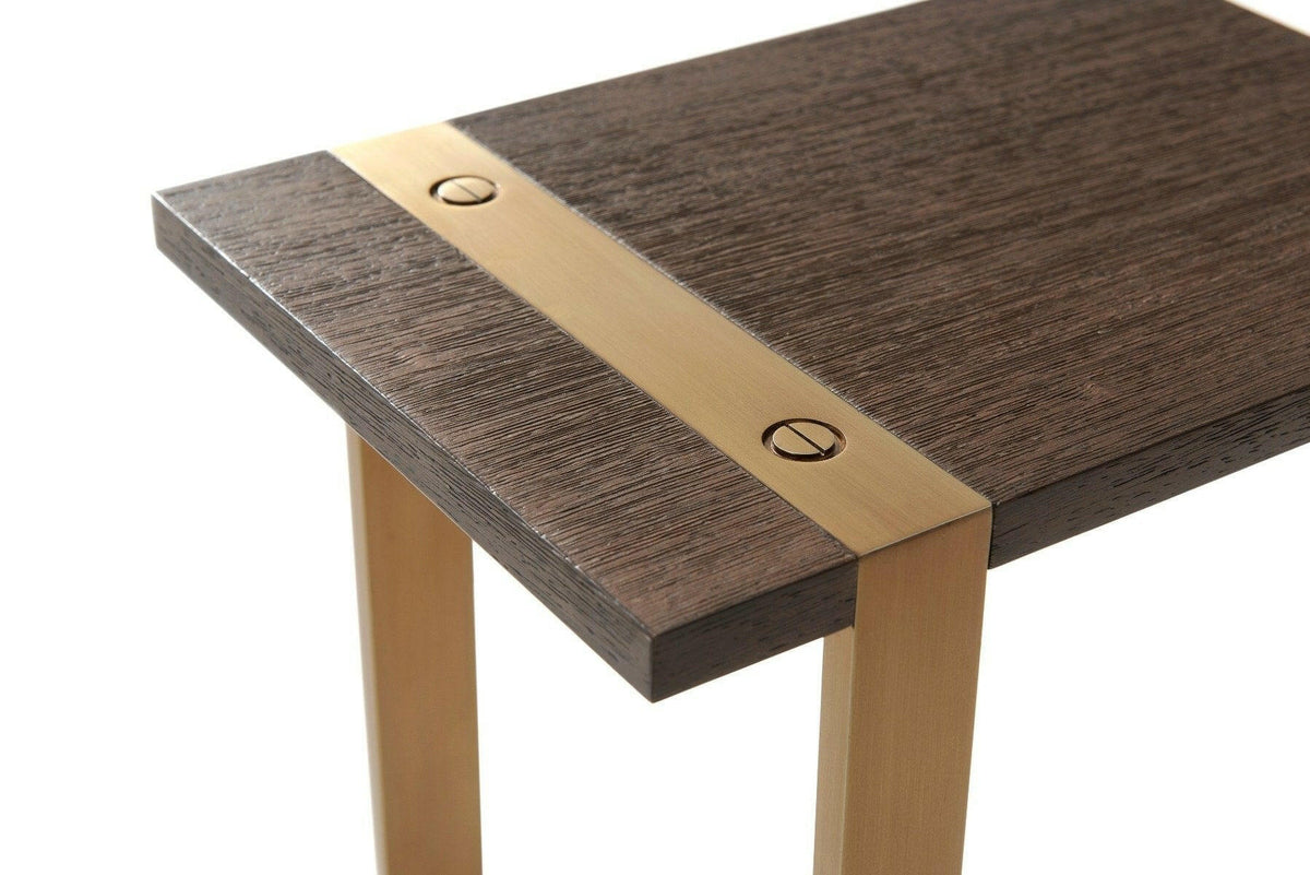 Ta Studio Supper Table Dean in Cardamon.