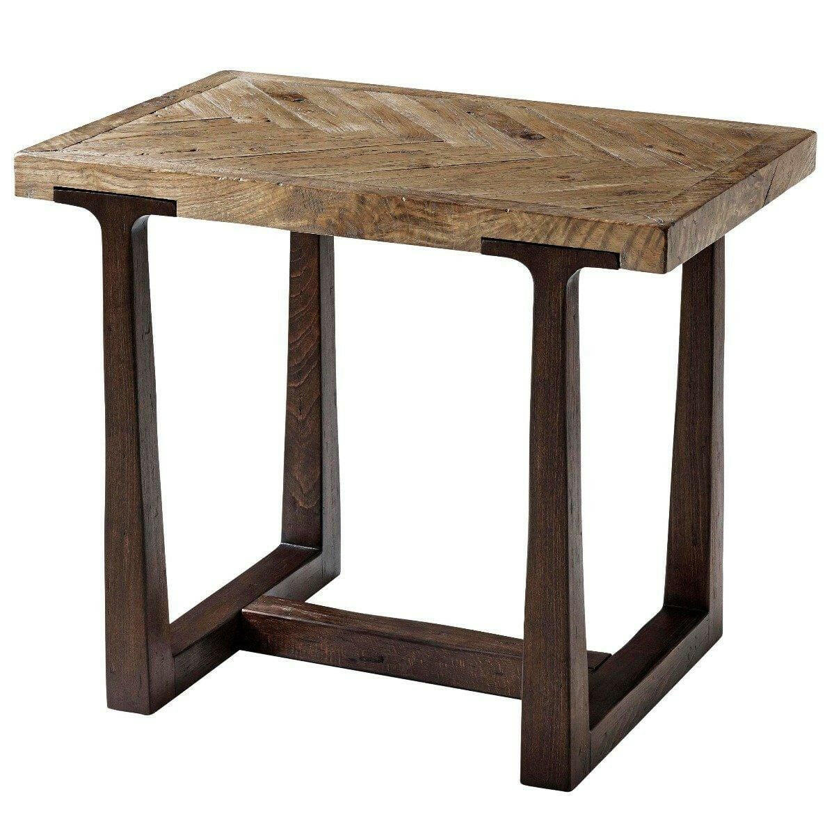 Theodore Alexander Accent Table Stafford in Echo Oak.