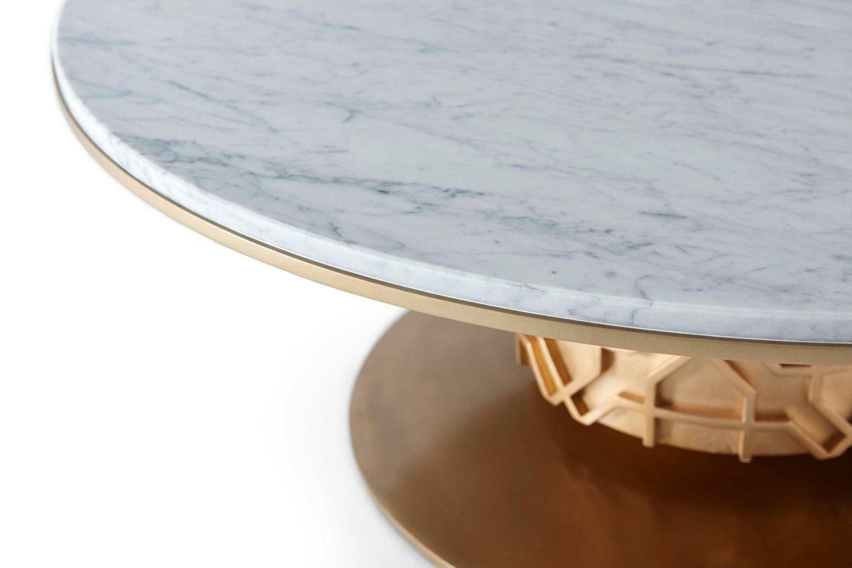 Theodore Alexander Colter Coffee Table in Marble.