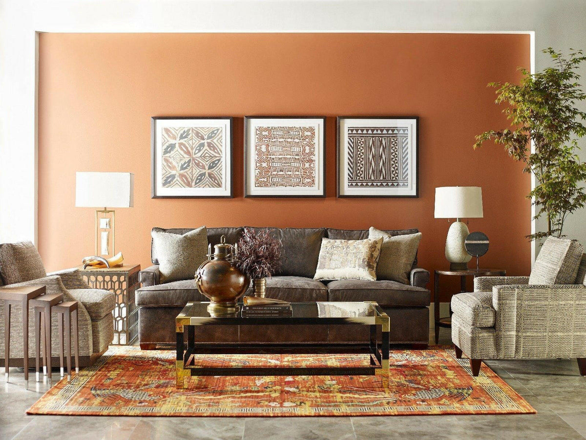 Theodore Alexander Cutting Edge Coffee Table in Black.