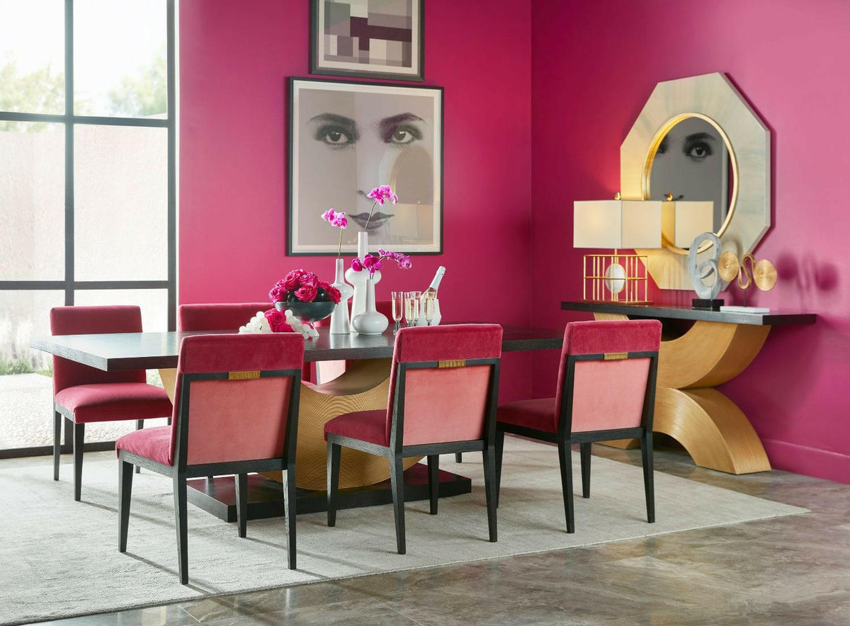 Theodore Alexander Reed Console Table.