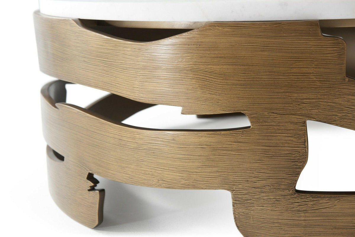 Theodore Alexander Round Coffee Table Washi.