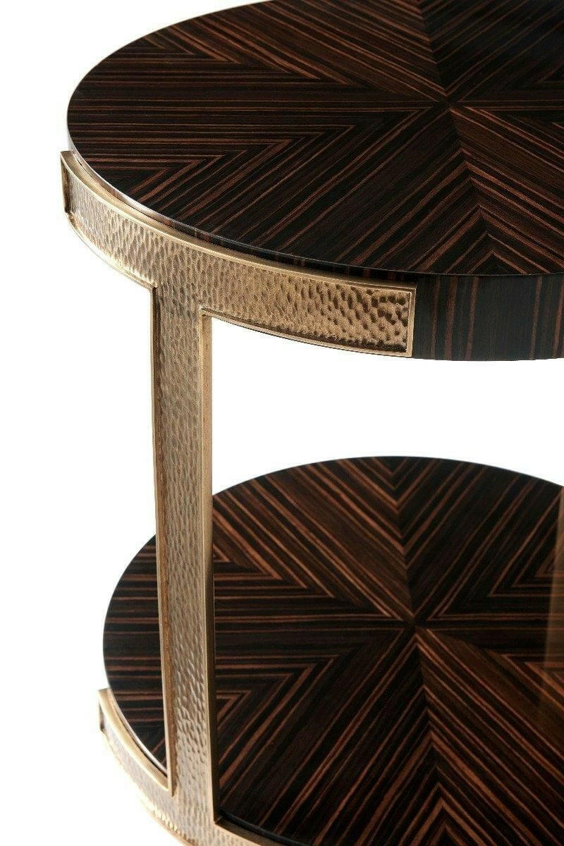 Theodore Alexander Round Side Table Tau.