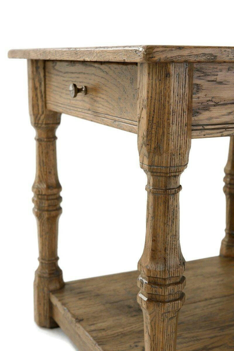 Theodore Alexander Side Table Galloway in Echo Oak.