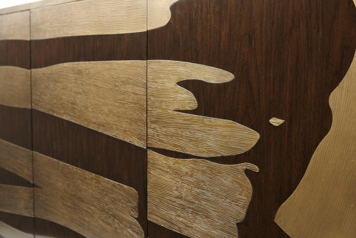 Theodore Alexander Washi Cabinet High Gloss Pinyon.