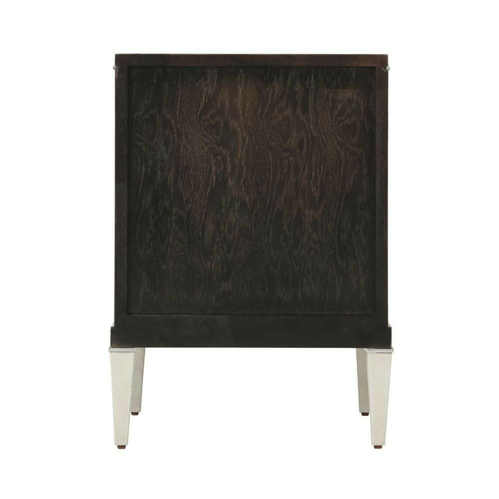 Ta Studio Overcast Shagreen Bedside Table.