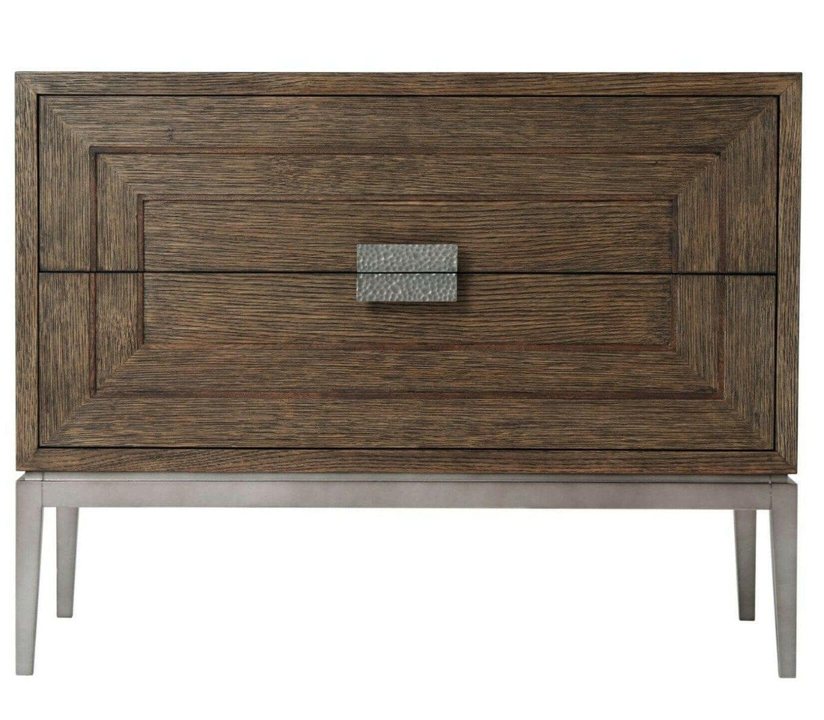 Theodore Alexander Bedside Chest Genevra in Charteris Finish.