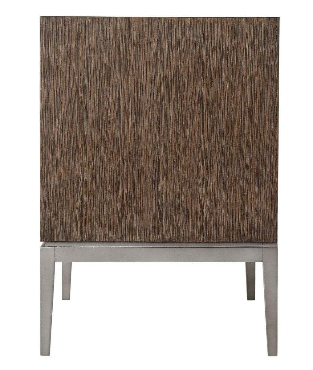 Theodore Alexander Bedside Chest Genevra in Charteris Finish.