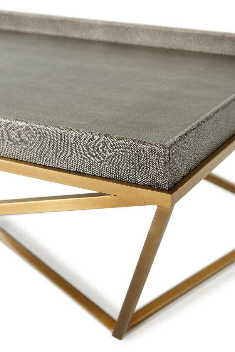 Ta Studio Tray Coffee Table Crazy X in Tempest.