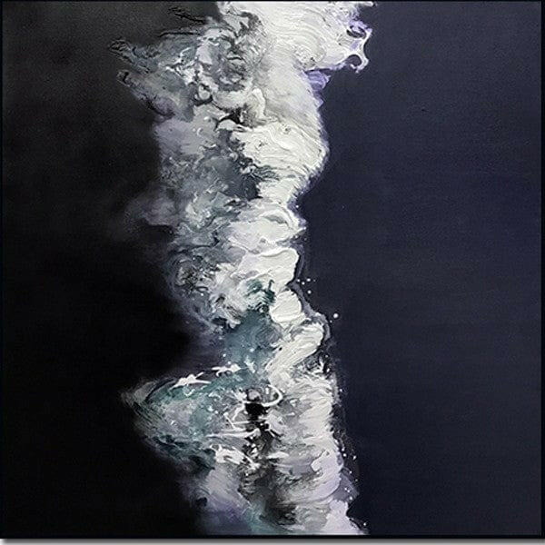 Dark Lake Oil Painting.