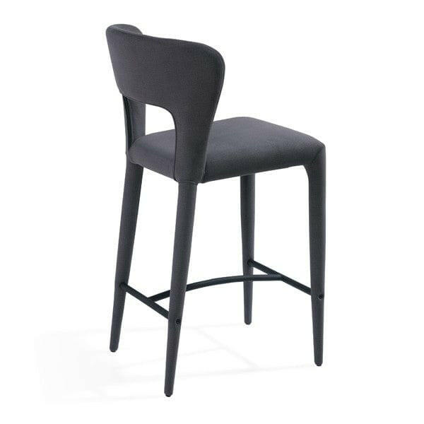 Pari I Bar Stool - Luxe Cinder Grey.