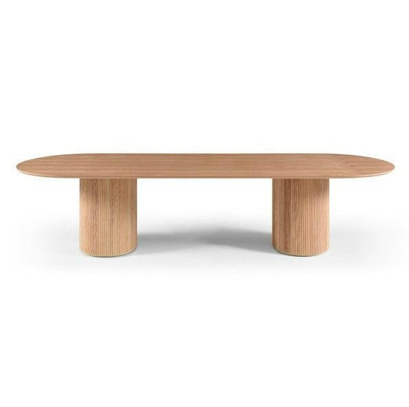 Lantine 320 Dining Table -  Pill Shaped - Ash Oak.