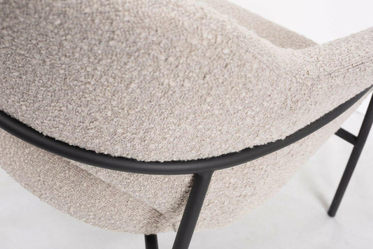 Arteta Accent Chair - Steam Boucle.