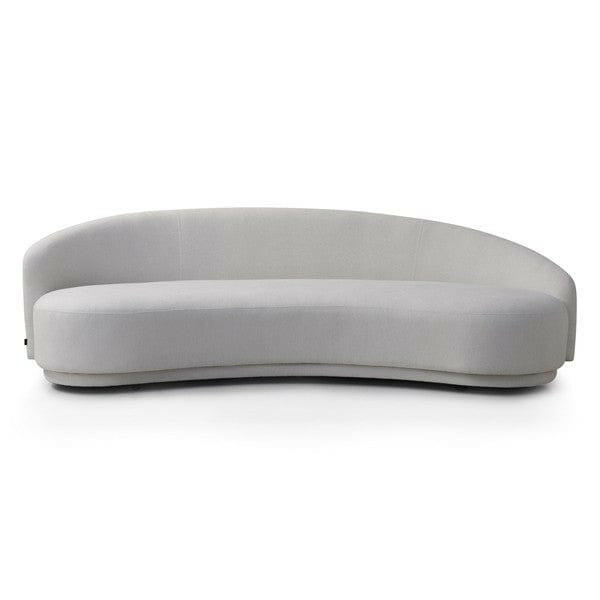 Cove 4-Seater Sofa - Avery Velour Cream.