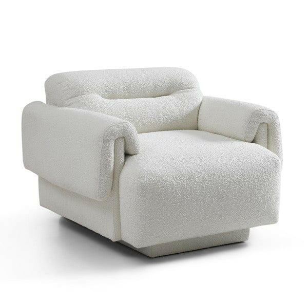 Frankie 1-Seater Sofa - Polar Bouclé.