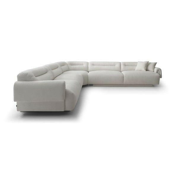 Frankie Modular Sofa - Chex Polar Bouclé.