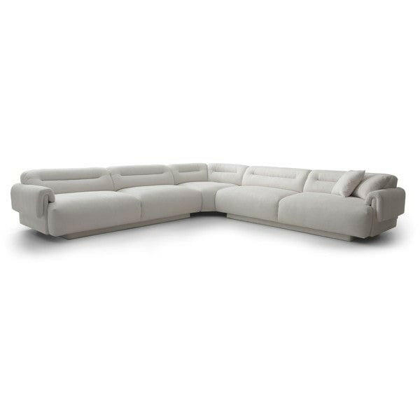 Frankie Modular Sofa - Chex Polar Bouclé.