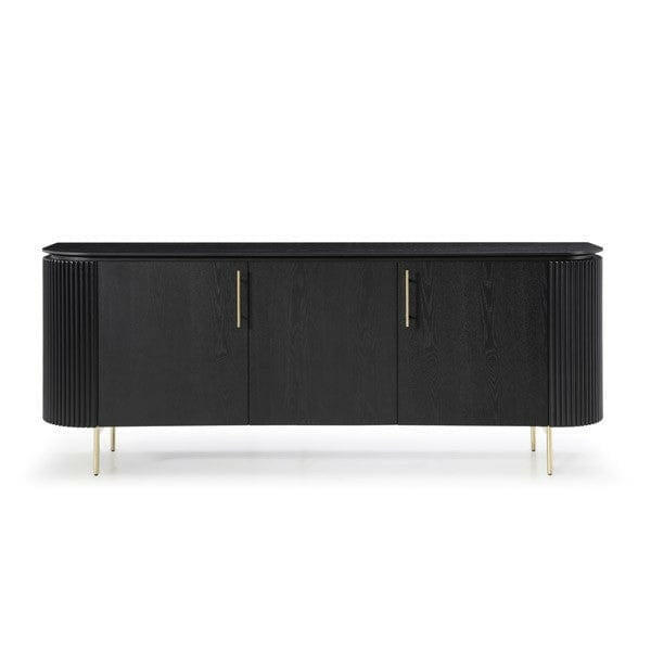 Lantine Buffet - Black Oak & Brass.