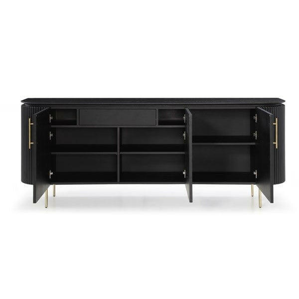 Lantine Buffet - Black Oak & Brass.