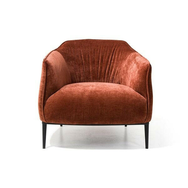Tyrone Lounge Chair - Rust.