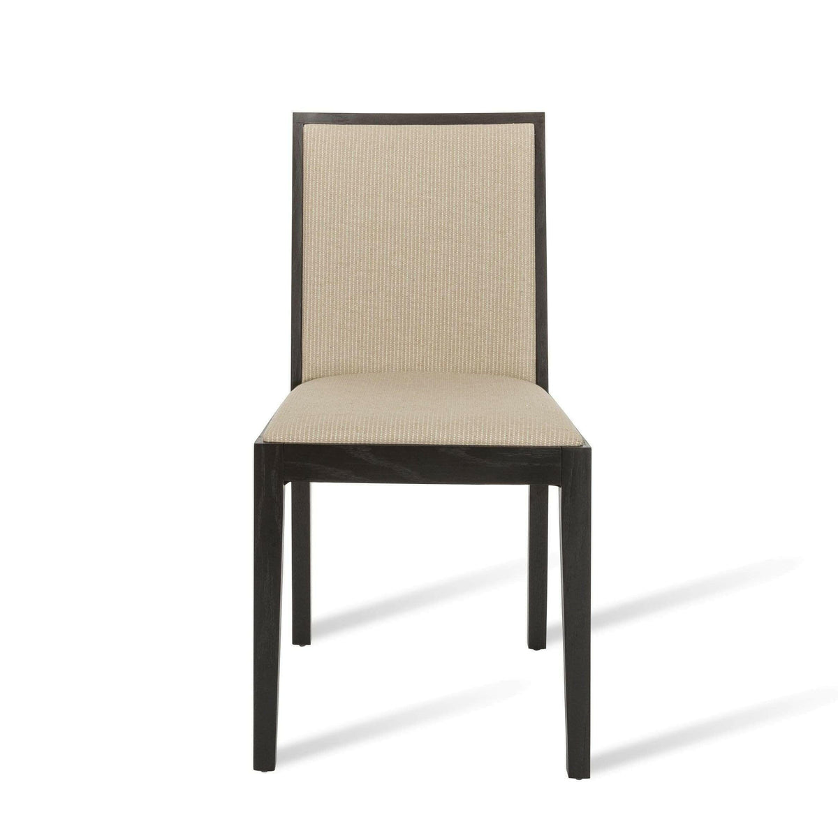 Lotus Dining Chair - Wenge / Beige.