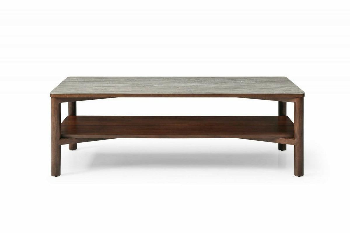 Willow Coffee Table With Shelf.
