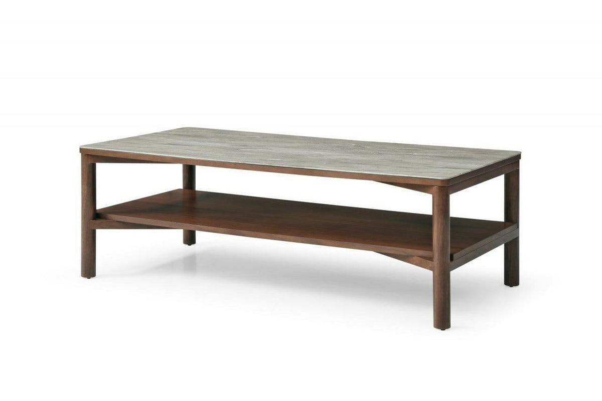Willow Coffee Table With Shelf.