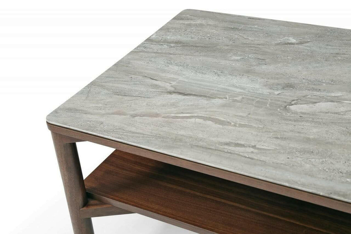 Willow Coffee Table With Shelf.