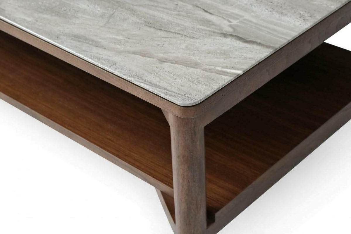 Willow Coffee Table With Shelf.