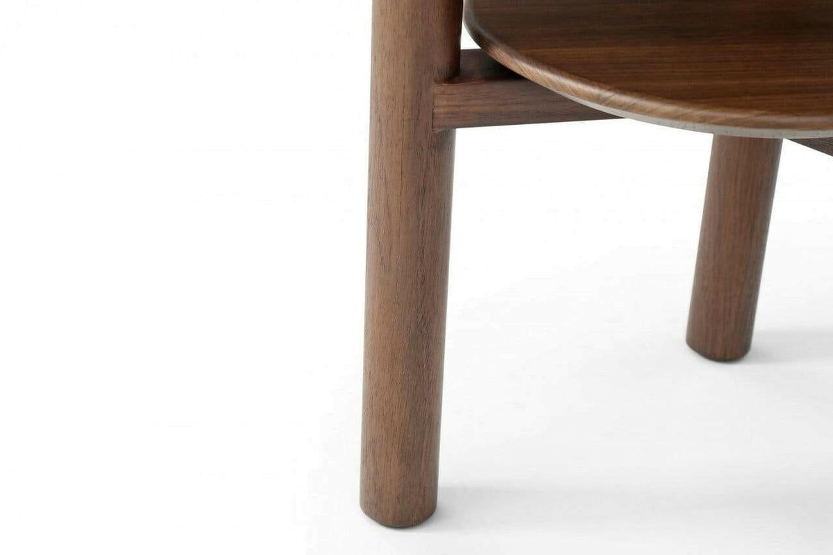 Willow Lamp Table With Shelf.