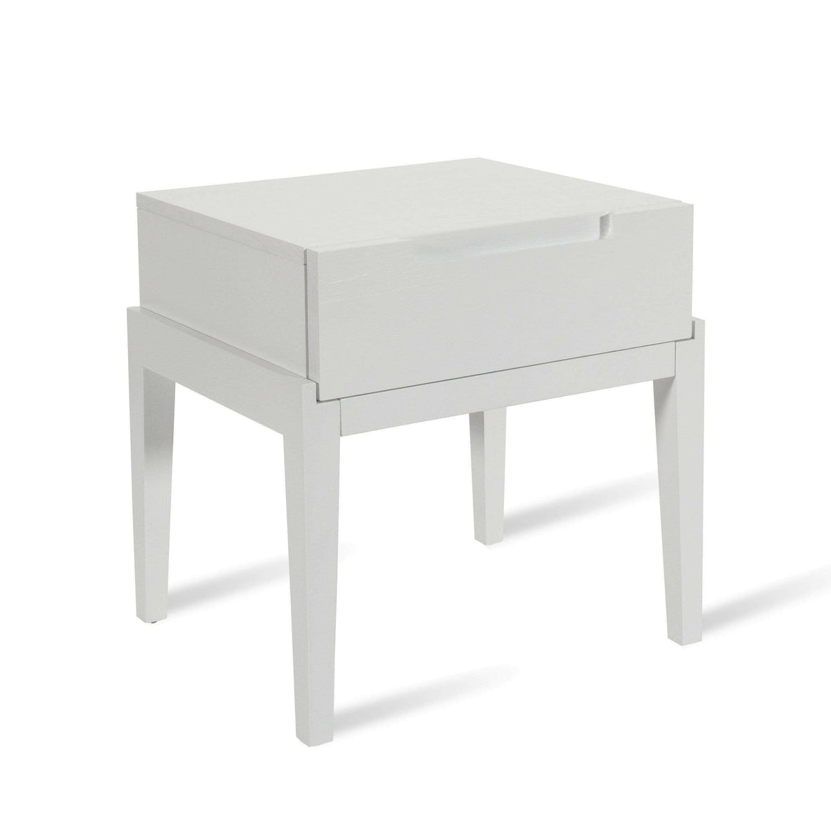 Orchid 1 Drawer Bedside - White.
