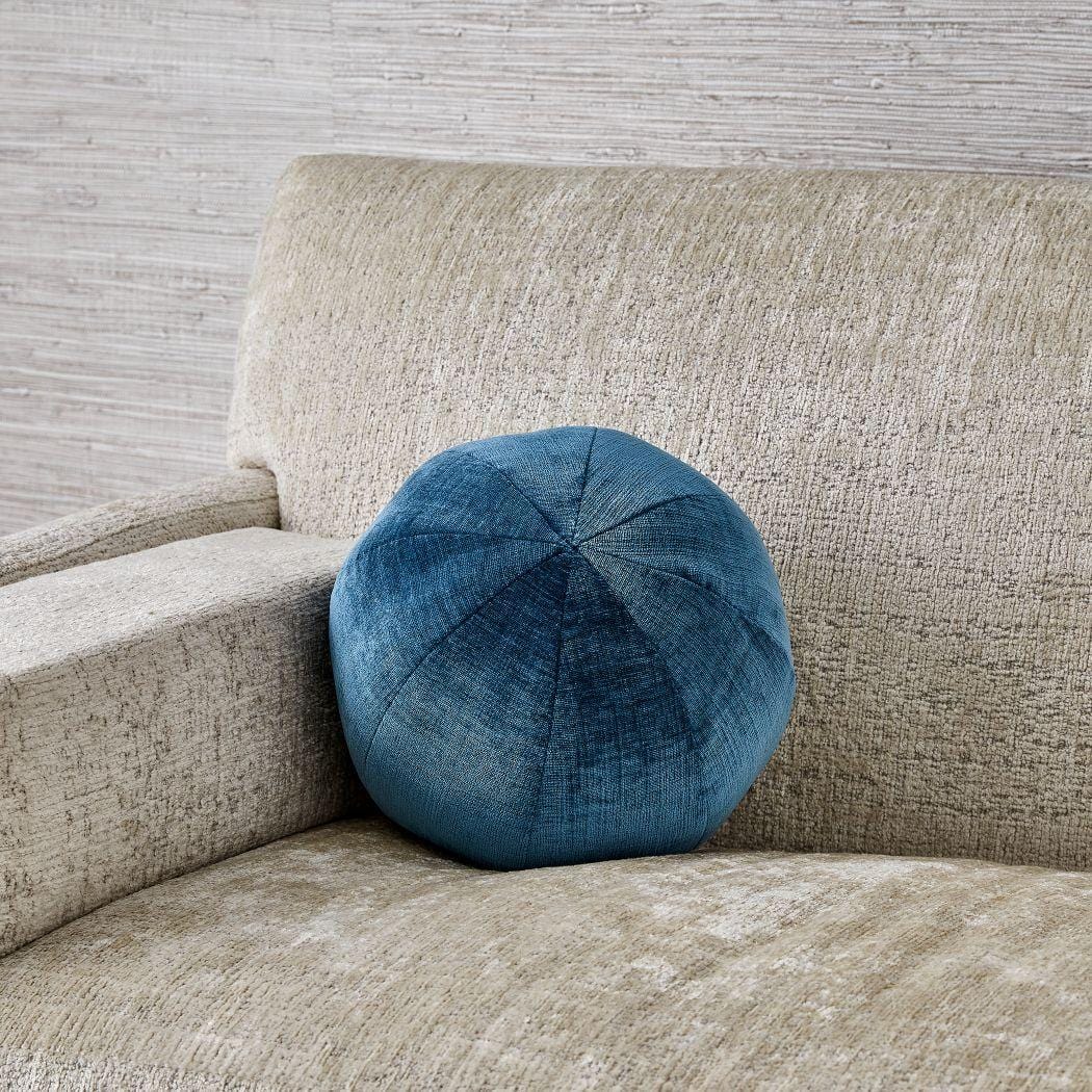 Uttermost Accessories Black Label Ball Bearing Cushion - Cerulean House of Isabella UK