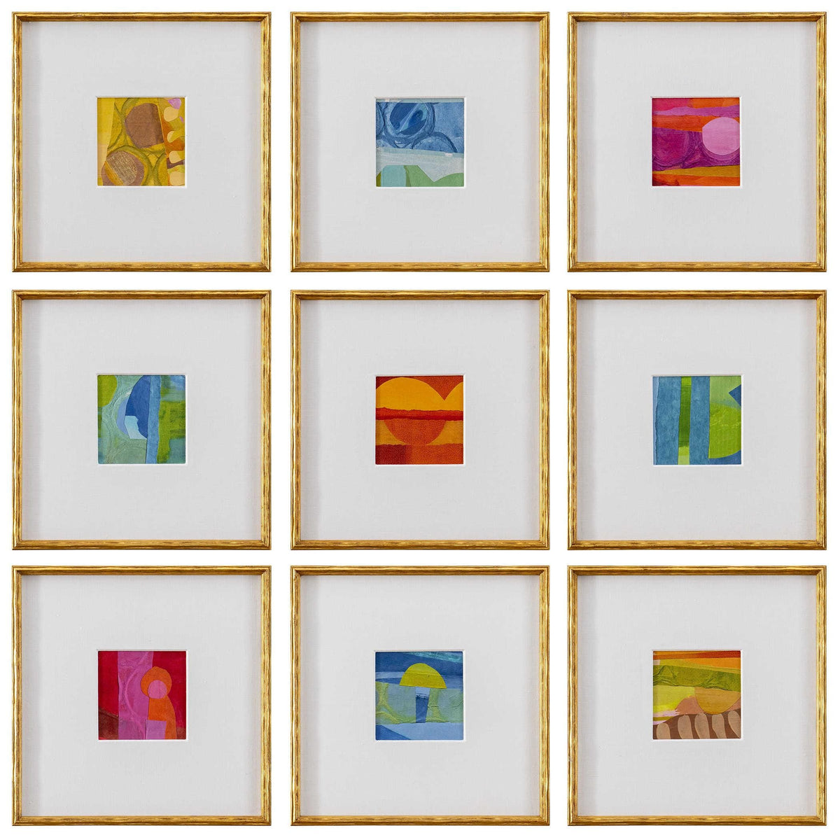 Black Label Petite Bijoux Framed Canvases - Brilliant, S/9.