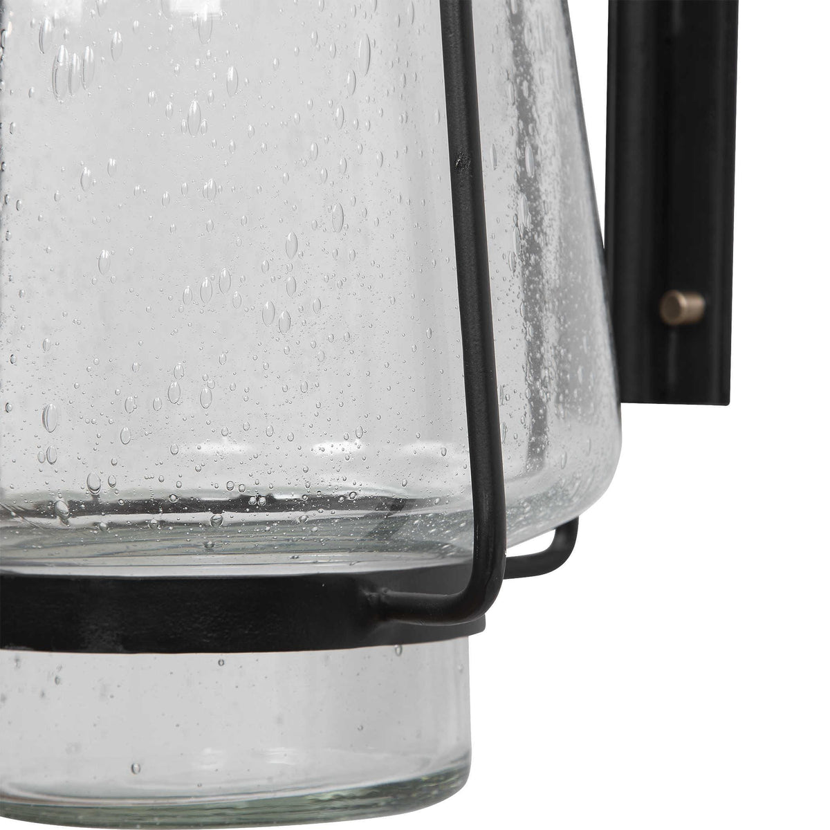 Black Label Tapered Hurricane Wall Mounted Candle Holder.