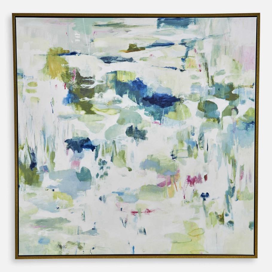 Uttermost Abstract Reflections Framed Canvas.