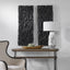 Uttermost Gathered Teak Black Wood Wall Decor.