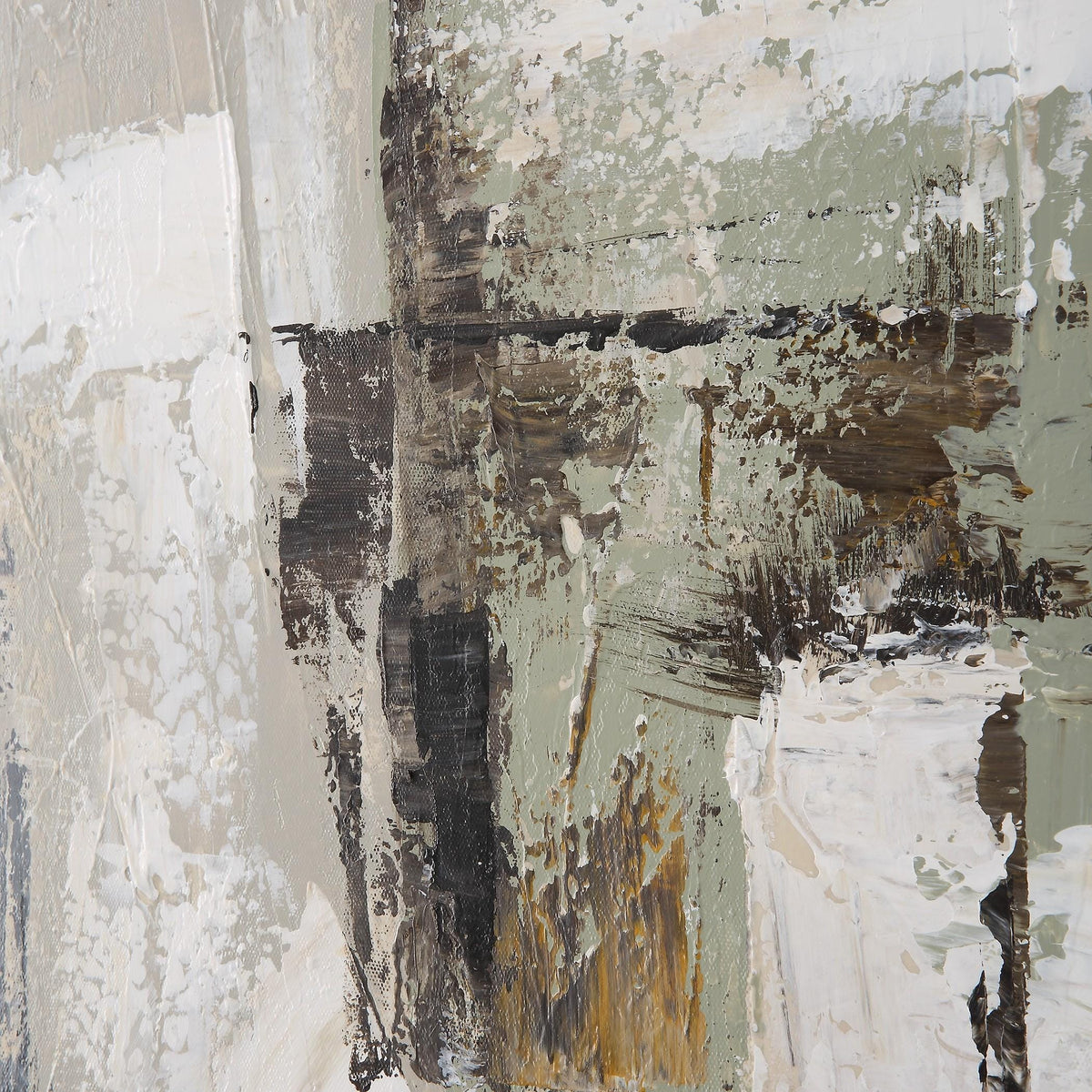 Uttermost Intuition Hand Painted Abstract Art.