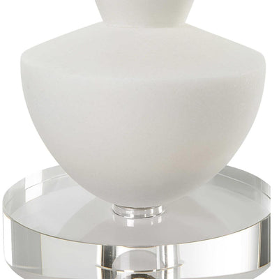 Uttermost Accessories Uttermost Lido White Stone Candleholders | Set of 2 House of Isabella UK