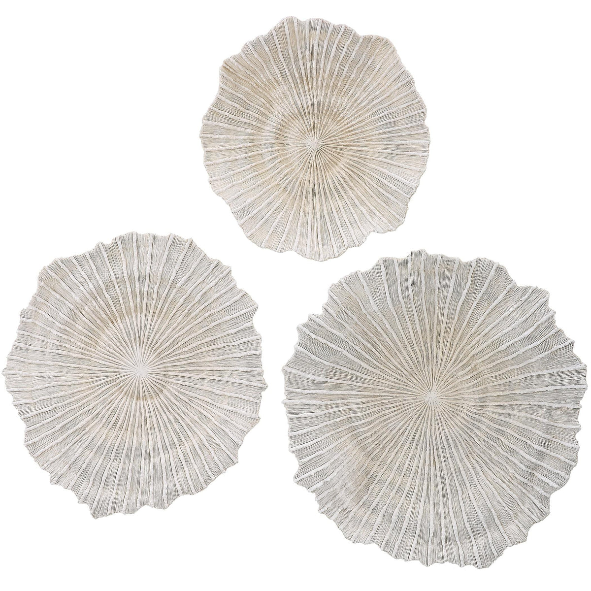 Uttermost Ocean Gems Coral Wall Decor, Set/3.
