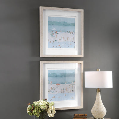 Uttermost Accessories Uttermost Sea Glass Sandbar Framed Prints, Set/2 House of Isabella UK