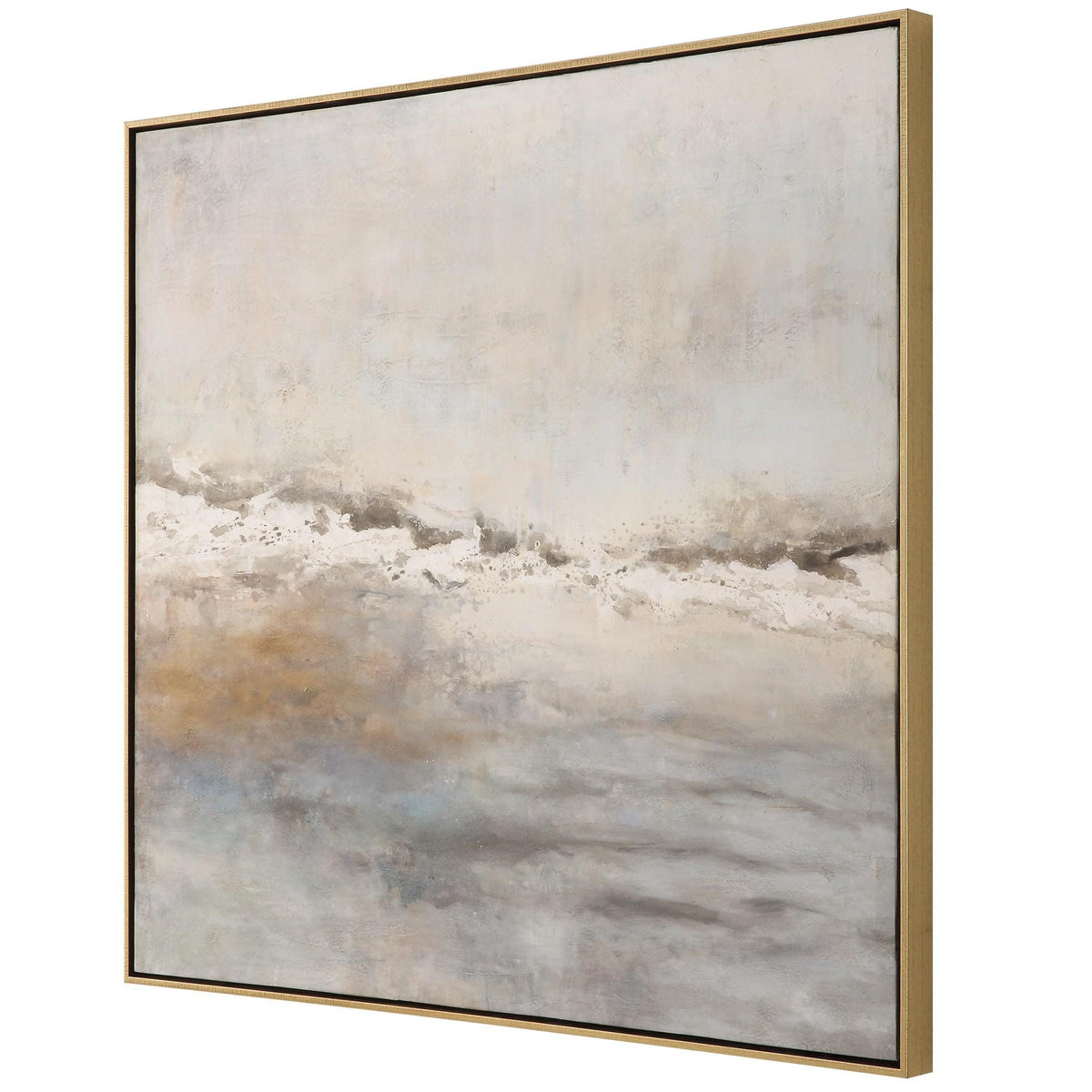 Uttermost Storm Clouds Abstract Hand Painted Art.