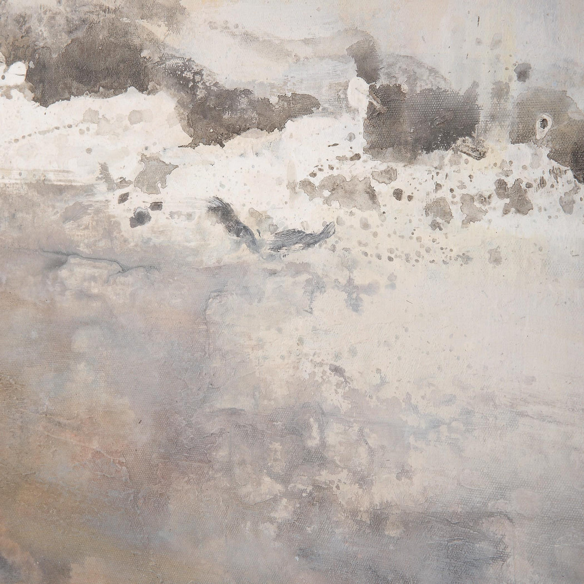 Uttermost Storm Clouds Abstract Hand Painted Art.