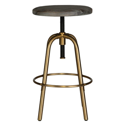 Uttermost Dining Uttermost Revolve Brass Counter Stool House of Isabella UK