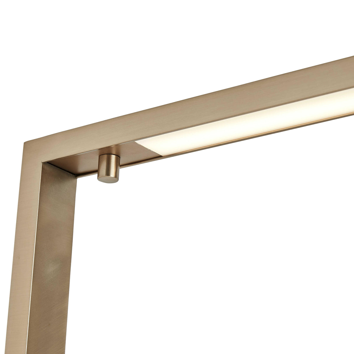 Black Label Illume Floor Lamp - Travertine/brass.