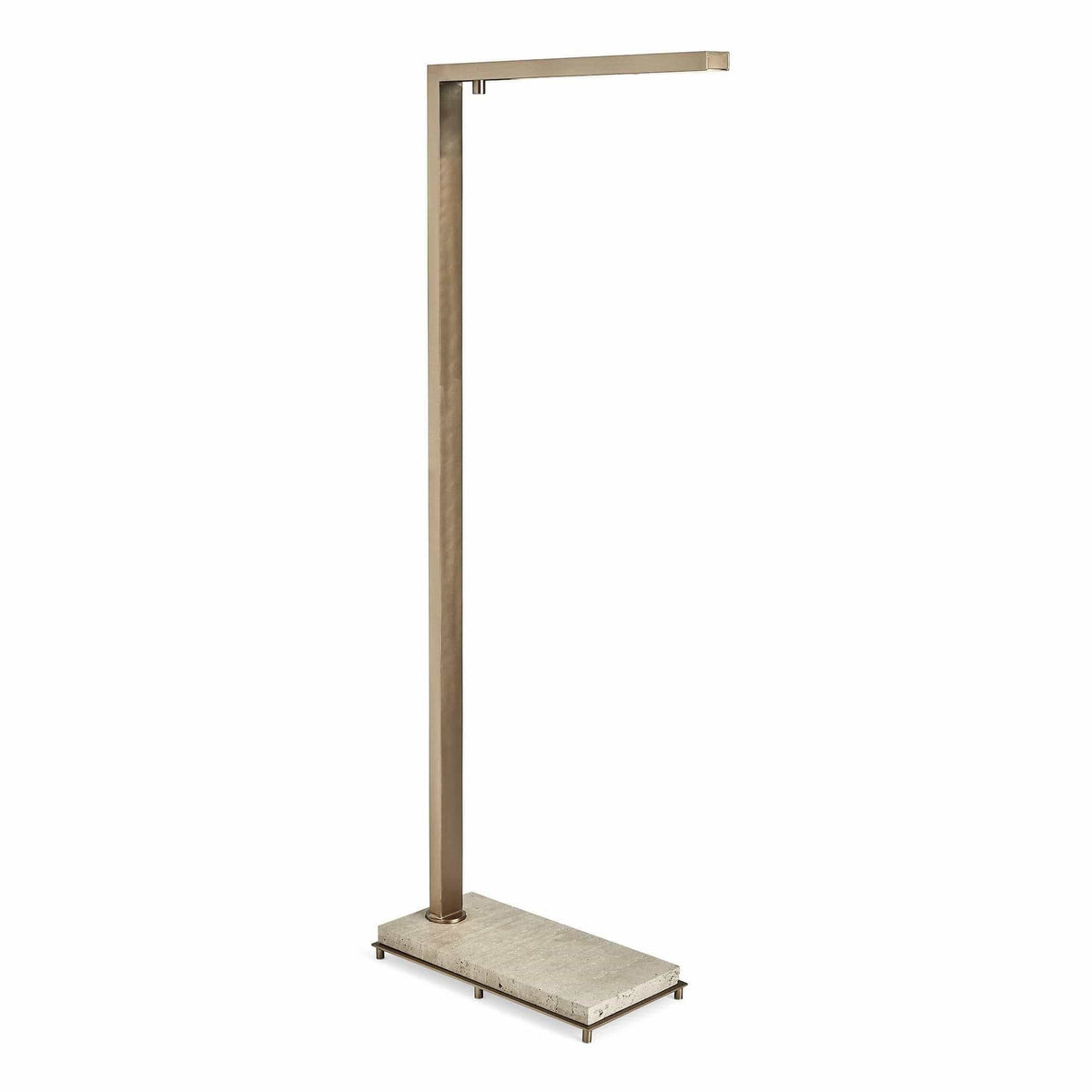 Black Label Illume Floor Lamp - Travertine/brass.
