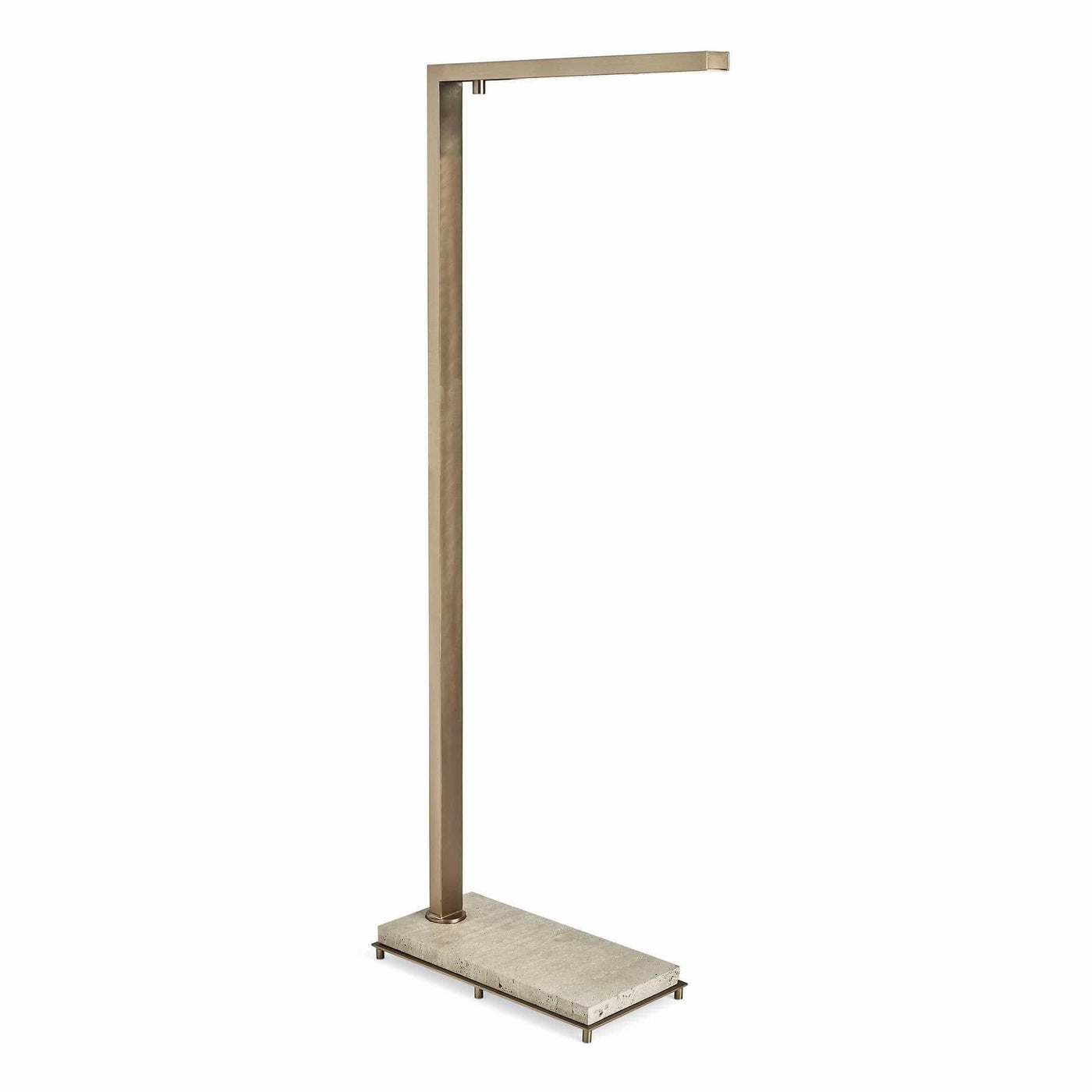 Uttermost Lighting Black Label Illume Floor Lamp - Travertine/brass House of Isabella UK