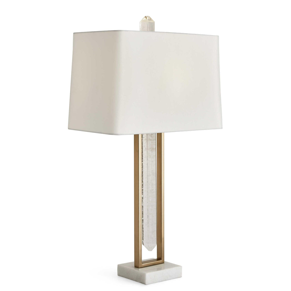Black Label Jeweled Point Table Lamp.