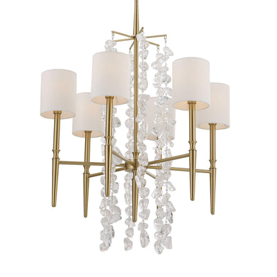 Uttermost Lighting Black Label Waterfall, 6 Lt Chandelier House of Isabella UK