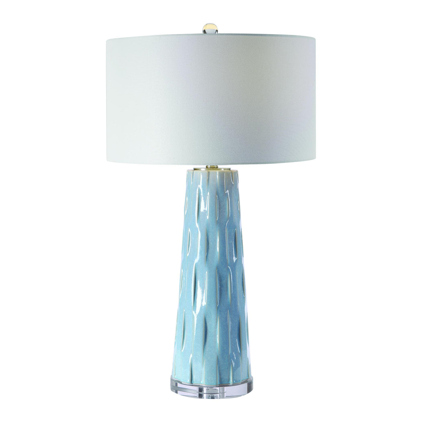 Uttermost Lighting Uttermost Brienne Light Blue Table Lamp House of Isabella UK