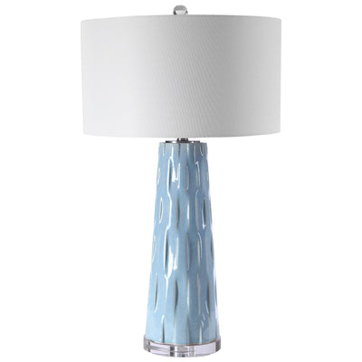 Uttermost Lighting Uttermost Brienne Light Blue Table Lamp House of Isabella UK